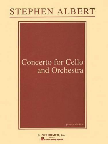 Cover image for Concerto for Cello and Orchestra