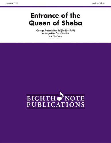 Cover image for Entrance of the Queen of Sheba: Score & Parts