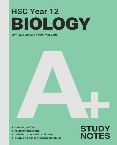 Cover image for A+ HSC Biology Year 12 Study Notes