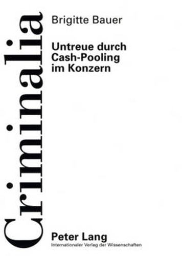 Cover image for Untreue Durch Cash-Pooling Im Konzern