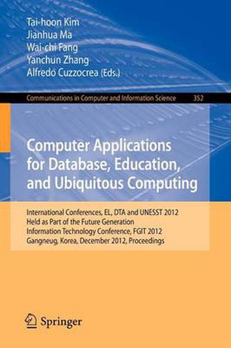 Cover image for Computer Applications for Database, Education and Ubiquitous Computing