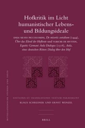 Cover image for Hofkritik im Licht humanistischer Lebens- und Bildungsideale