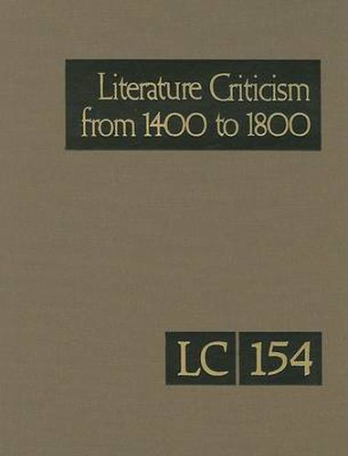 Cover image for Literature Criticism from 1400 to 1800