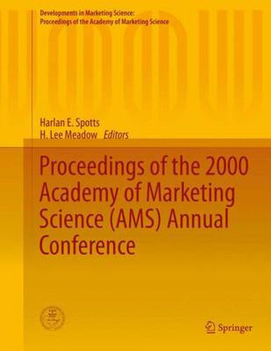 Cover image for Proceedings of the 2000 Academy of Marketing Science (AMS) Annual Conference