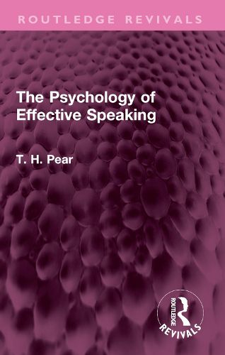 Cover image for The Psychology of Effective Speaking