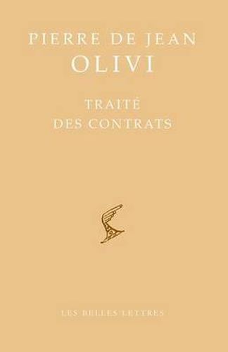 Cover image for Pierre de Jean Olivi: Traite Des Contrats