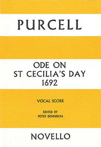 Cover image for Henry Purcell: Ode On St Cecilia's Day