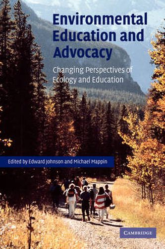 Cover image for Environmental Education and Advocacy: Changing Perspectives of Ecology and Education