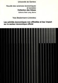 Cover image for Les Activites Economiques Non Officielles Et Leur Impact Sur Le Secteur Economique Officiel
