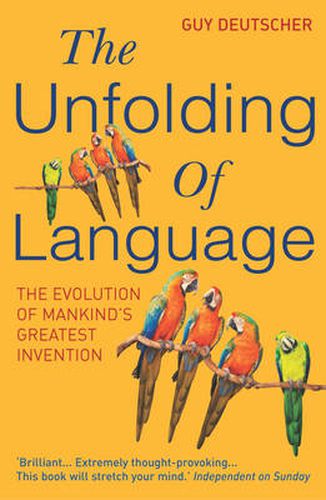 Cover image for The Unfolding of Language