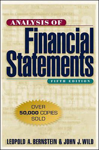 Cover image for Analysis of Financial Statements