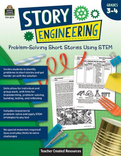 Cover image for Story Engineering: Problem-Solving Short Stories Using Stem (Gr. 3-4)