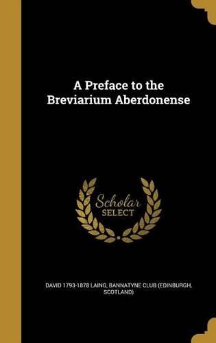 Cover image for A Preface to the Breviarium Aberdonense