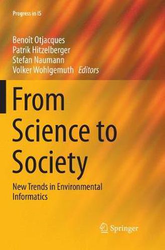 Cover image for From Science to Society: New Trends in Environmental Informatics