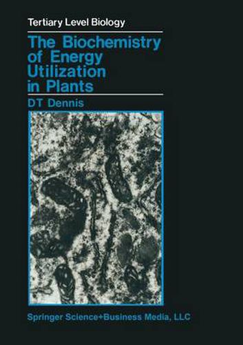 Cover image for The Biochemistry of Energy Utilization in Plants