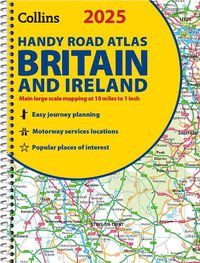 Cover image for 2025 Collins Handy Road Atlas Britain and Ireland