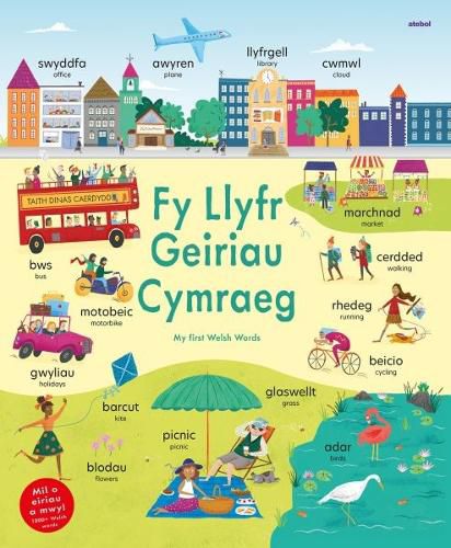 Cover image for Fy Llyfr Geiriau Cymraeg / My First Welsh Words