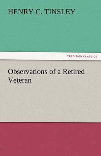 Cover image for Observations of a Retired Veteran