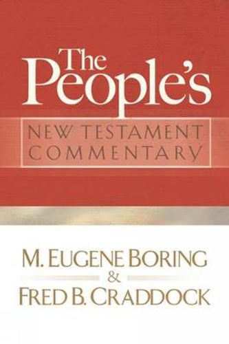 Cover image for The People's New Testament Commentary