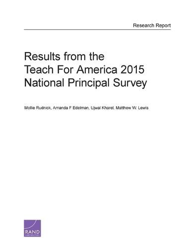 Cover image for Results from the Teach for America 2015 National Principal Survey