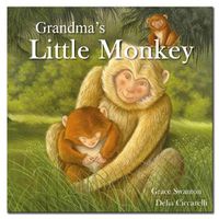 Cover image for Square Paperback Story Book - Grandma's Little Monkey