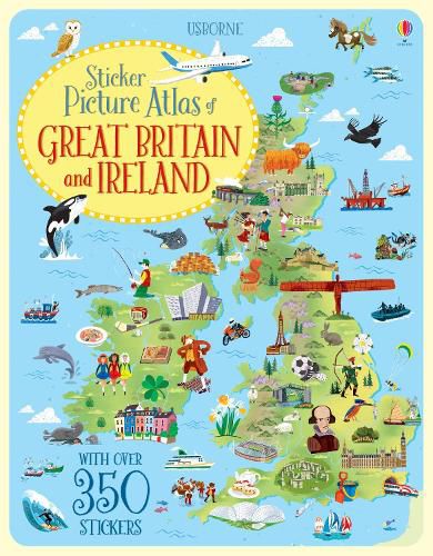 Sticker Picture Atlas of Great Britain and Ireland