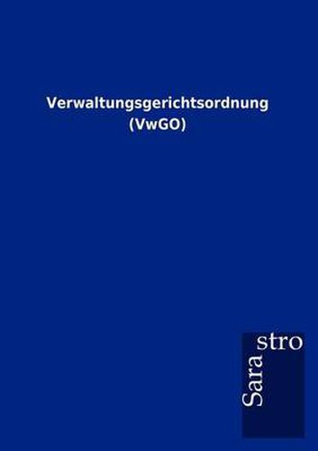 Cover image for Verwaltungsgerichtsordnung (VwGO)