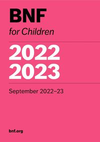 Cover image for BNF for Children 2022-2023