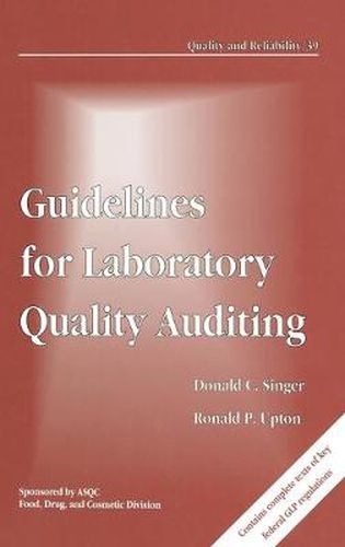 Cover image for Guidelines for Laboratory Quality Auditing