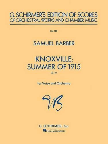 Knoxville: Summer of 1915