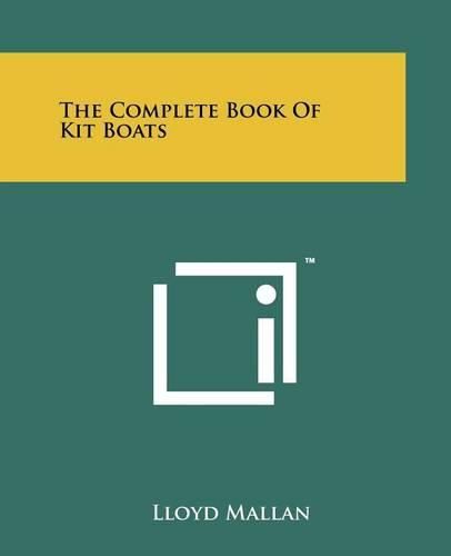 Cover image for The Complete Book of Kit Boats