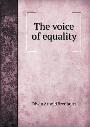 Cover image for The Voice of Equality