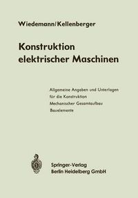 Cover image for Konstruktion Elektrischer Maschinen