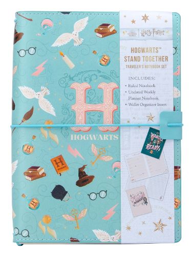 Cover image for Harry Potter: Hogwarts Stand Together Traveler's Notebook Set