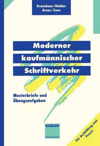 Cover image for Moderner Kaufmannischer Schriftverkehr