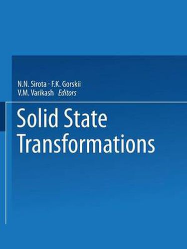 Cover image for Solid State Transformations