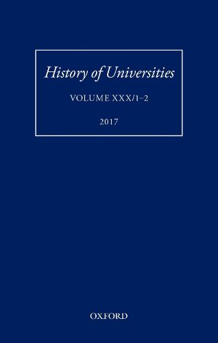 Cover image for History of Universities: Volume XXX / 1-2