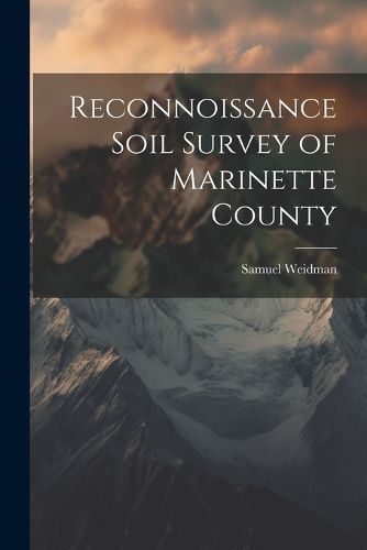 Cover image for Reconnoissance Soil Survey of Marinette County