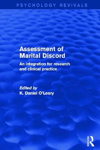 Cover image for Assessment of Marital Discord: An Integration for Research and Clinical Practice