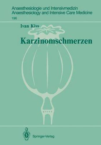 Cover image for Karzinomschmerzen