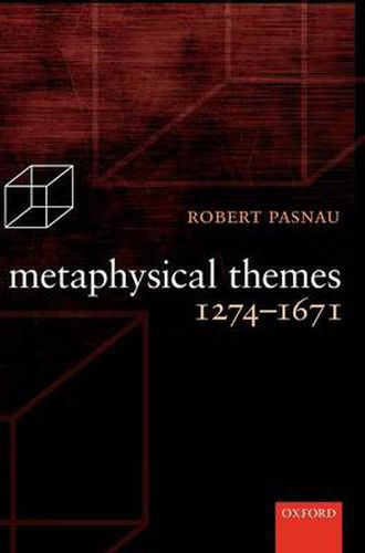 Cover image for Metaphysical Themes 1274-1671