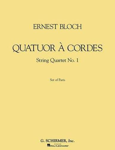 Cover image for Quatuor a Cordes String Quartet