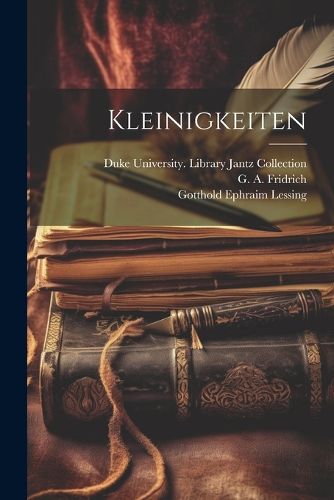 Cover image for Kleinigkeiten