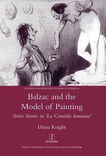 Cover image for Balzac and the Model of Painting: Artist Stories in 'La Comedie humaine