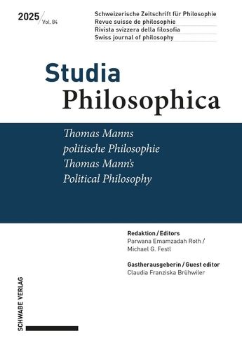 Cover image for Thomas Manns Politische Philosophie / Thomas Mann's Political Philosophy