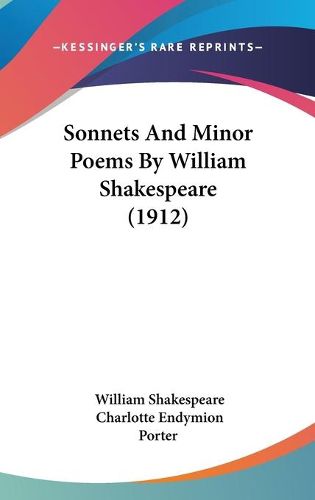 Cover image for Sonnets and Minor Poems by William Shakespeare (1912)