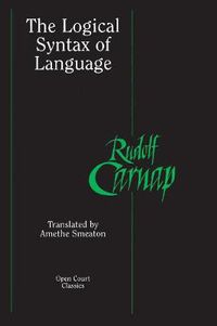 Cover image for The Logical Syntax of Language