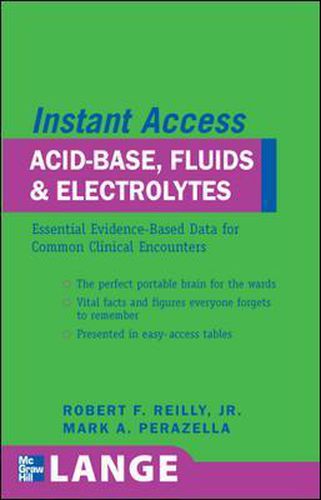 Cover image for LANGE Instant Access Acid-Base, Fluids, and Electrolytes