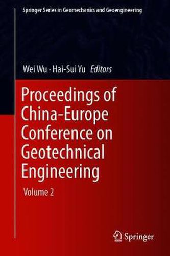 Cover image for Proceedings of China-Europe Conference on Geotechnical Engineering: Volume 2