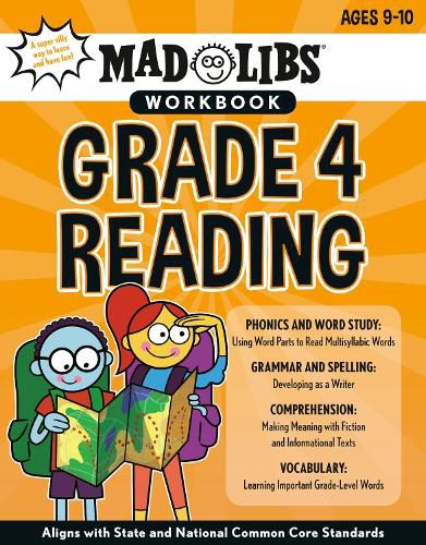 Cover image for Mad Libs Workbook: Grade 4 Reading: World's Greatest Word Game